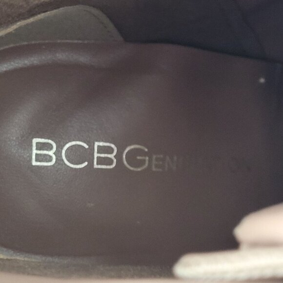 NEW BCBGeneration Taupe Hinna Women's Size 6.5 Lace-Up Stiletto Ankle Bootie 6PT - Picture 8 of 11